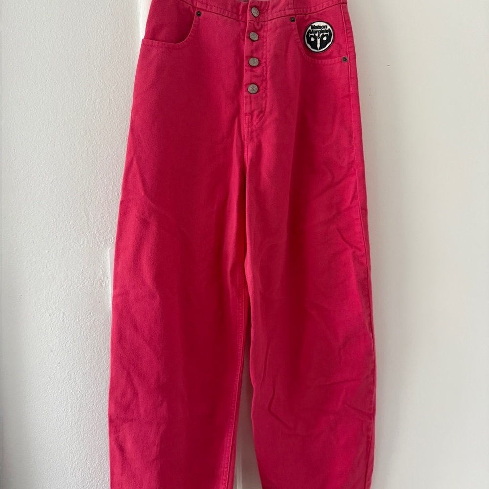 Maison Martin Margiela MM6 Pink Barrel Jeans